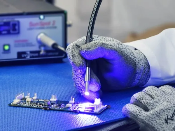 Hệ thống sấy UV LED điểm chuyên dụng cho dây chuyền PCB - uvcuringvn