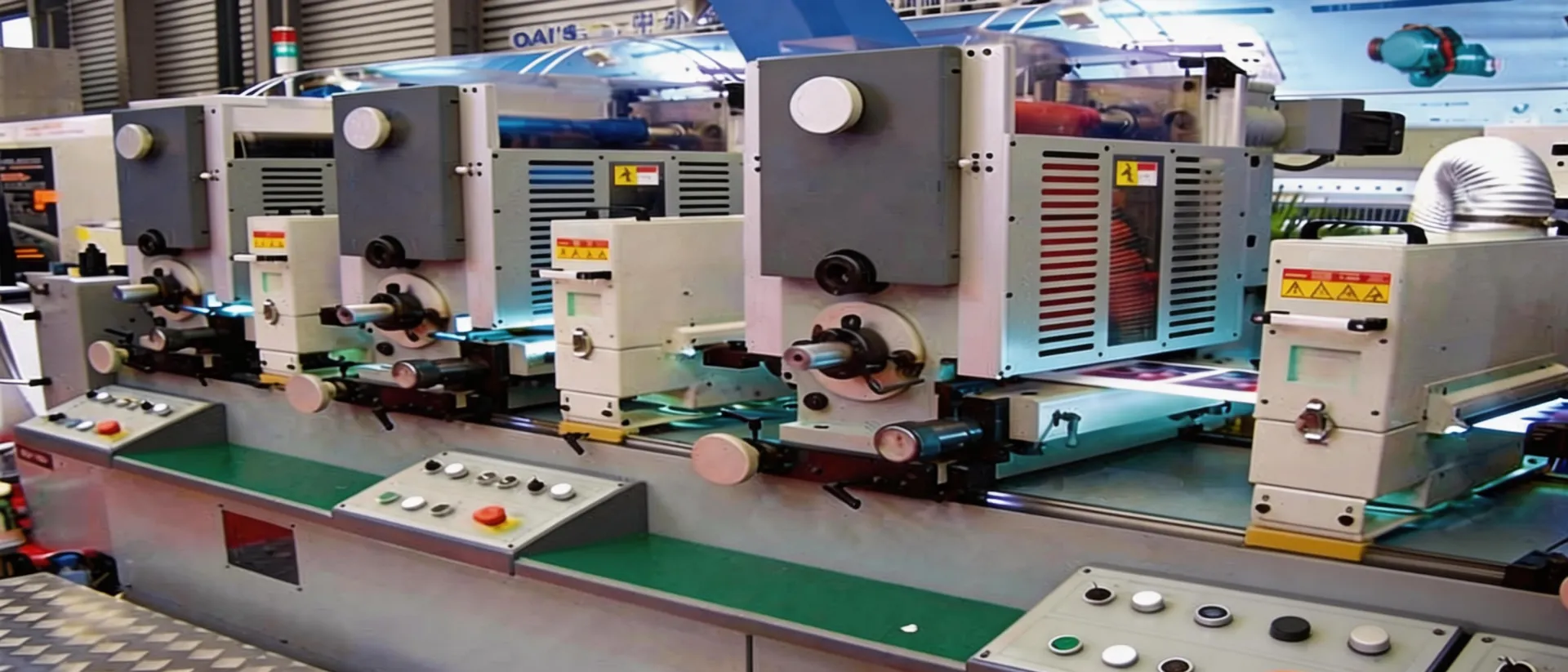 Hệ thống UV LED sấy mực in tùy chỉnh trên dây chuyền sản xuất - uvcuringvn